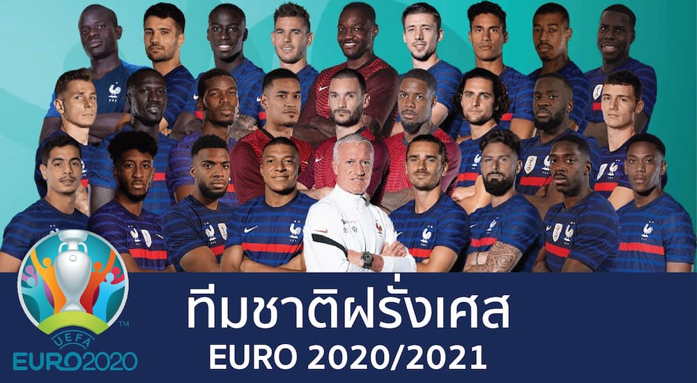 รายชื่อนักเตะ ทีมชาติฝรั่งเศส ยูโร 2020