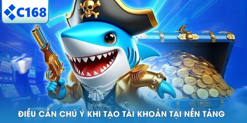 Điều cần chú ý khi tạo tài khoản tại nền tảng