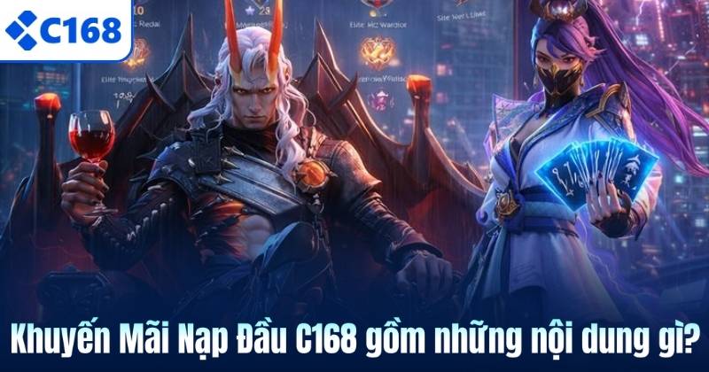 Khuyến Mãi Nạp Đầu C168 – Cơ Hội Gia Tăng Vốn Hiệu Quả 5 Khuyến Mãi Nạp Đầu C168 gồm những nội dung gì?