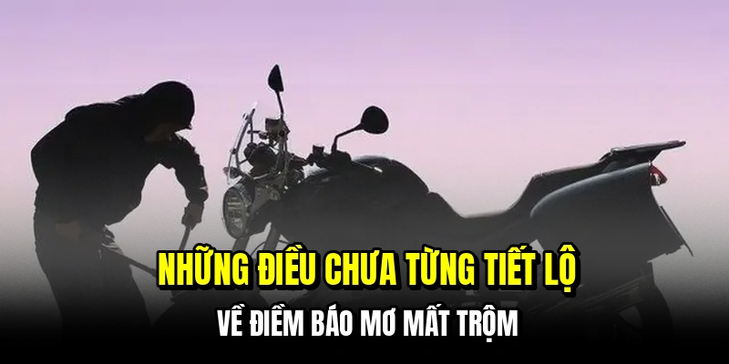 Những điều chưa từng tiết lộ về điềm báo mơ mất trộm