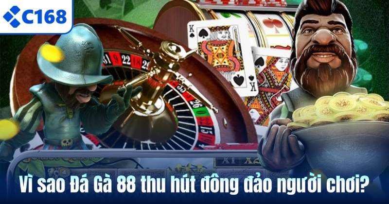 Vì sao Đá Gà 88 thu hút đông đảo người chơi?